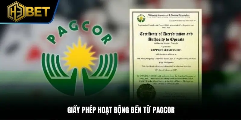 H3BET được cấp phép và giám sát hợp pháp từ PAGCOR
